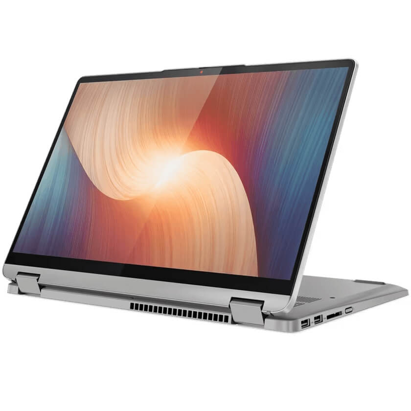 Lenovo IdeaPad Flex 5 14ALC7 Notebook PC – Ryzen 5-5500U / 14.0″ WUXGA / 8GB RAM / 512GB SSD / Win 11 Home / Cloud Grey (82R9