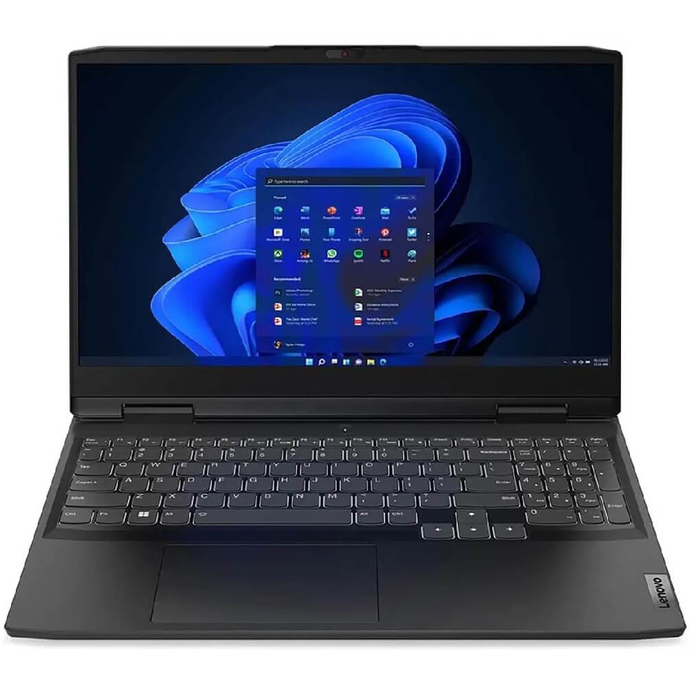 Lenovo IdeaPad Gaming 3 16IAH7 Notebook PC – Core i5-12450H / 16.0″ WUXGA / 8GB RAM / 512GB SSD / NVIDIA RTX 3050 4GB / Win 11 Home / Onyx Grey (82SA00GLFU) image 1