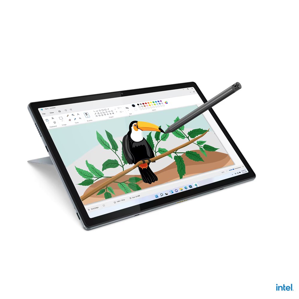 Lenovo IdeaPad Duet 5 12IAU7 Notebook PC – Core i5-1235U / 12.4″ 2.5K Touch / 16GB RAM / 512GB SSD / Win 11 Pro / Stone Blue 