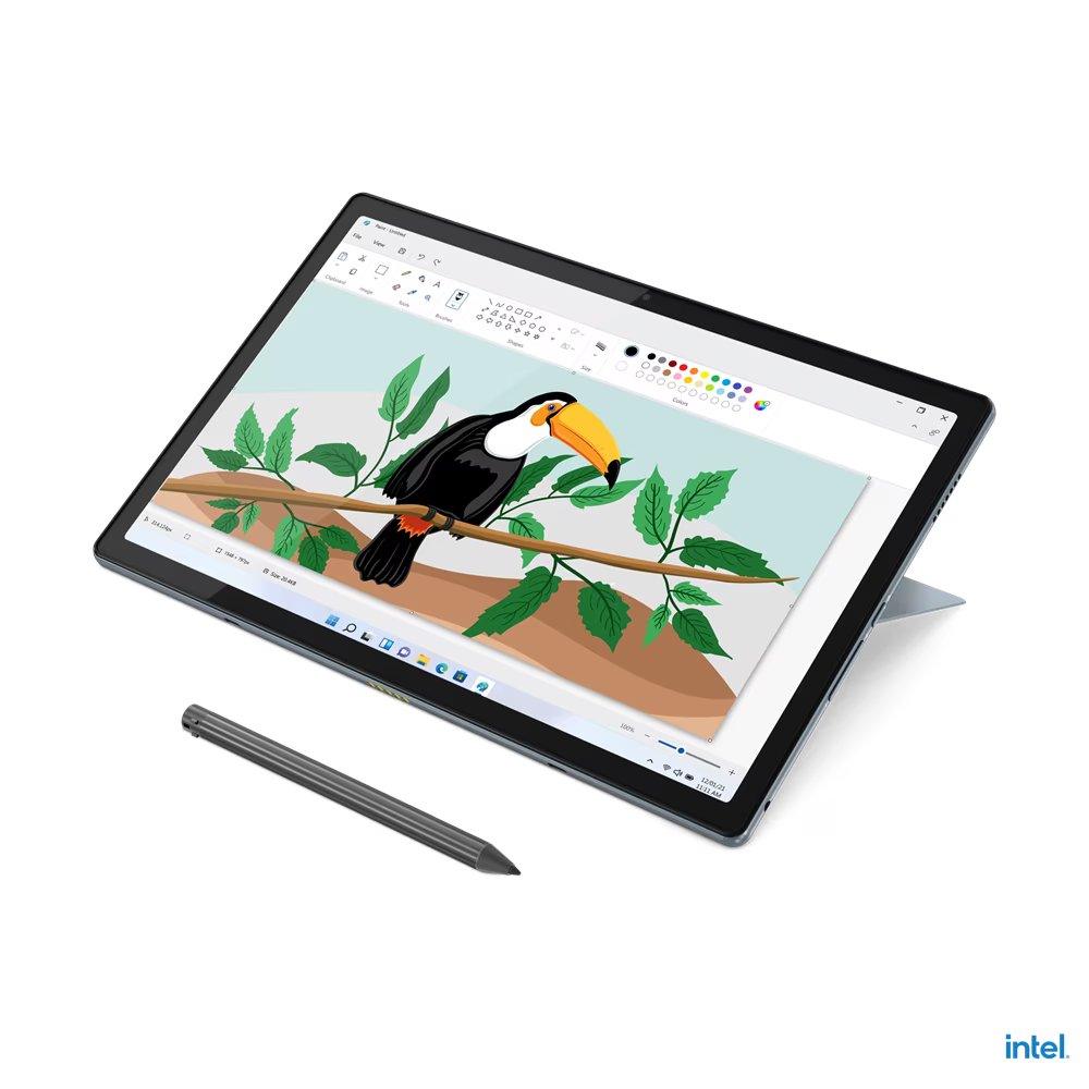 Lenovo IdeaPad Duet 5 12IAU7 Notebook PC – Core i5-1235U / 12.4″ 2.5K Touch / 16GB RAM / 512GB SSD / Win 11 Pro / Stone Blue 