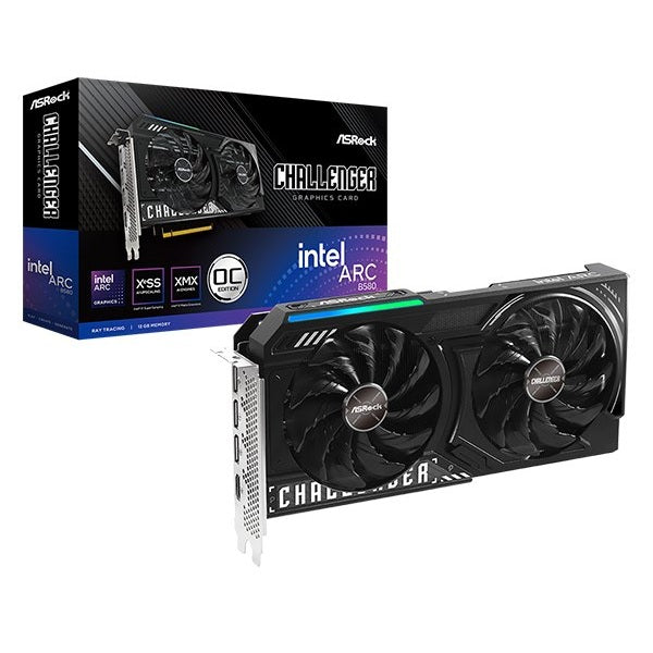 ASRock Intel Arc B580 Challenger OC 12GB GDDR6 192-BIT Graphics Card (90-GA5LZZ-00UANF) image 1