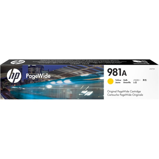 HP 981A Yellow PageWide Cartridge (J3M70A) image 1