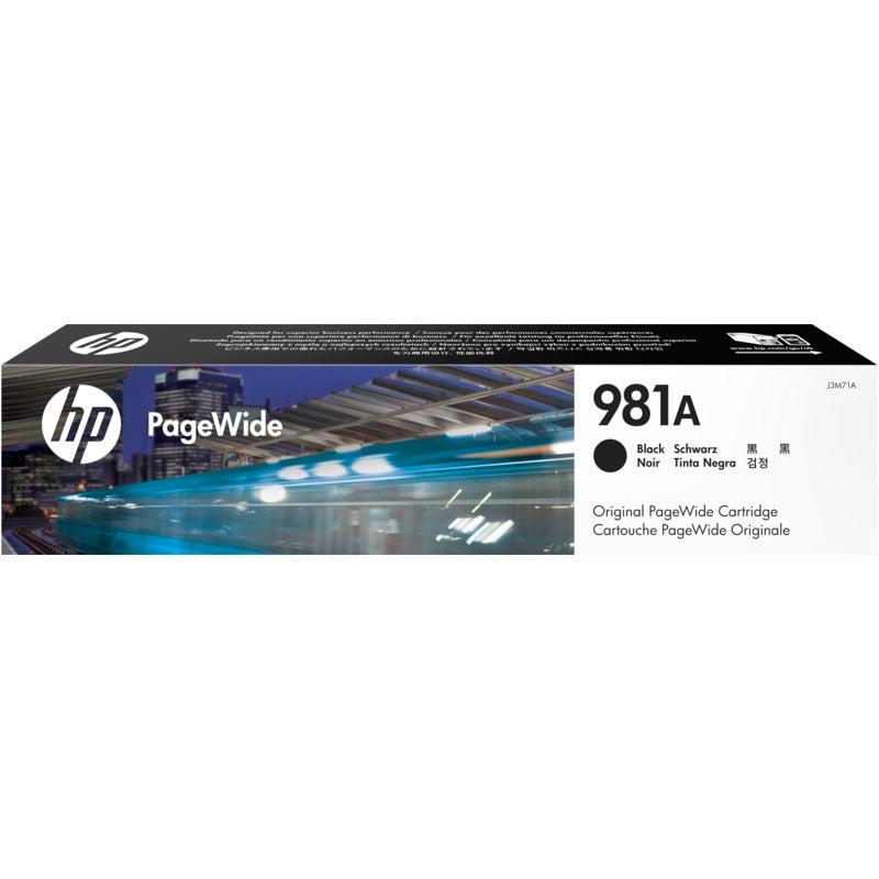 HP 981A Black PageWide Cartridge (J3M71A) image 1