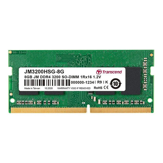 Transcend JetRam 8GB DDR4 3200MHz Notebook Memory Module (JM3200HSG-8G) image 1