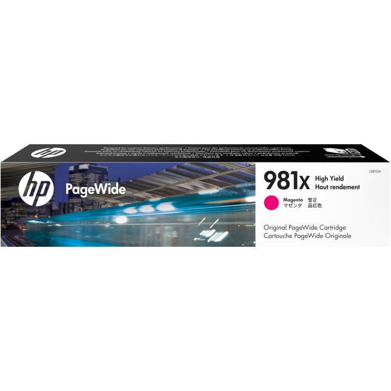 HP 981X High Yield Magenta PageWide Cartridge (L0R10A) image 1