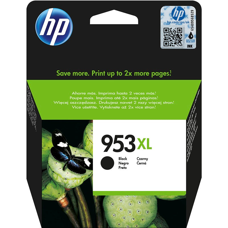 HP 953XL High Yield Black Ink Cartridge (L0S70AE) image 1