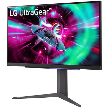 LG UltraGear 27GR93U 27-inch 4K UHD 144Hz Gaming Monitor (27GR93U-B.AFB) — side view