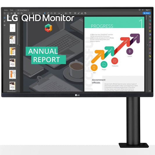 LG 27QN880 27″ QHD Ergo IPS USB Type-C Monitor (LGE27QN880) image 2