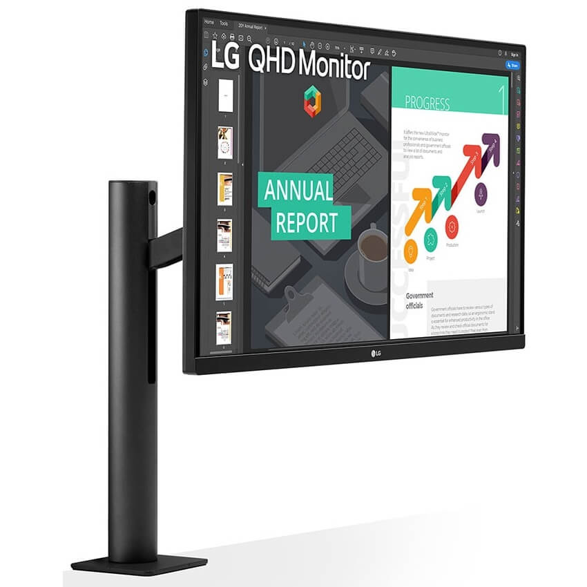 LG 27QN880 27″ QHD Ergo IPS USB Type-C Monitor (LGE27QN880) image 3