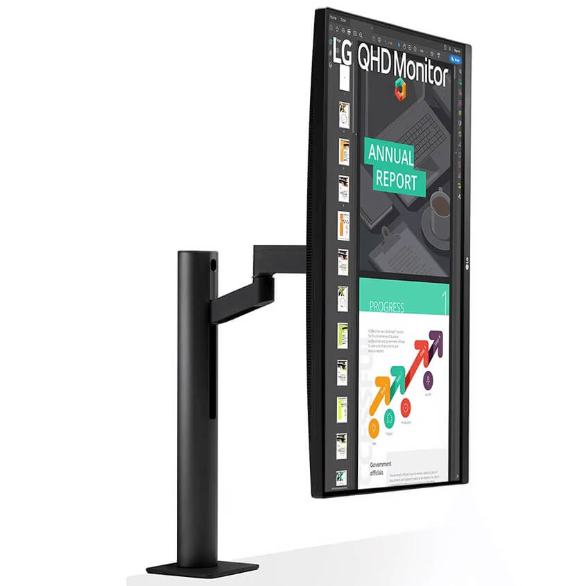 LG 27QN880 27″ QHD Ergo IPS USB Type-C Monitor (LGE27QN880) image 4