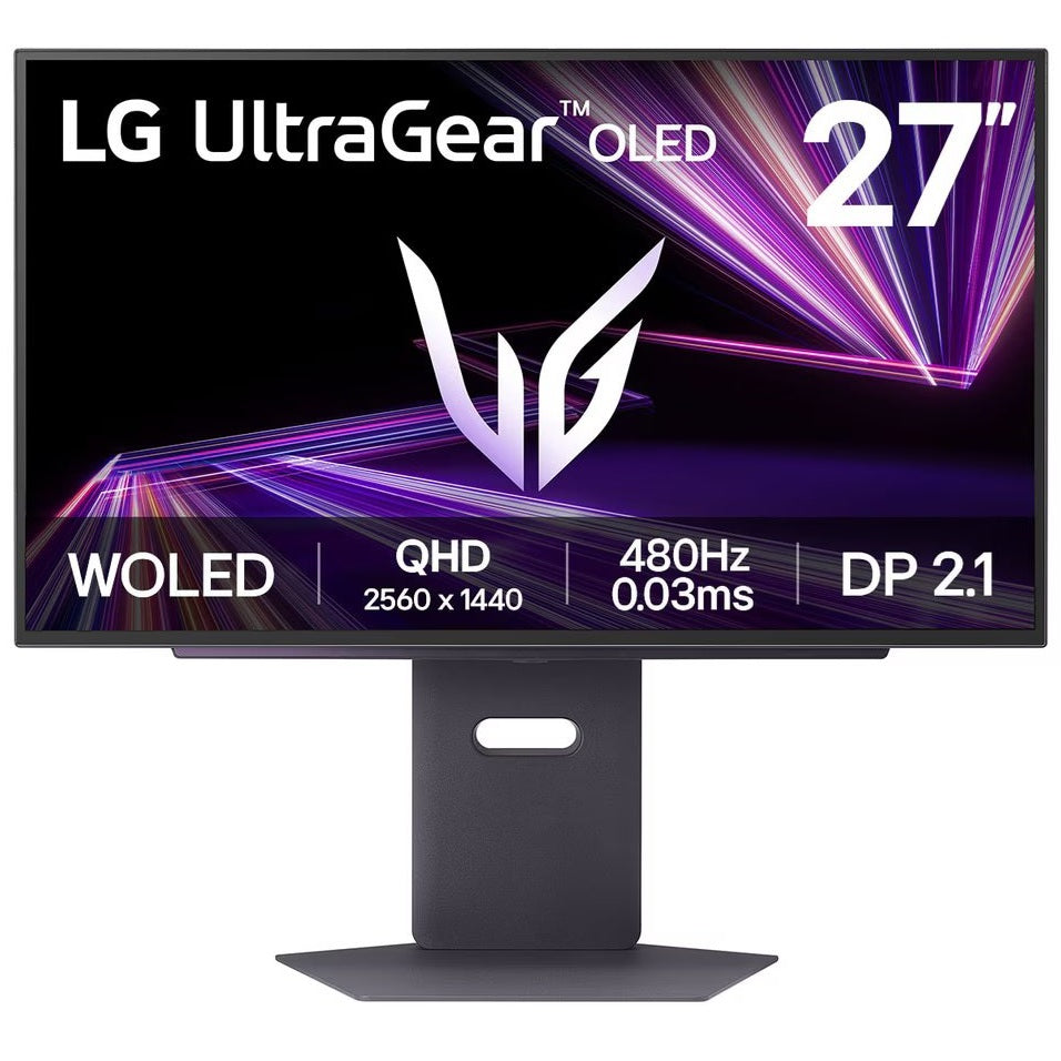 LG UltraGear 27GX790A-B 27-inch QHD 480Hz OLED Gaming Monitor (27GX790A-B.AFB) image 1