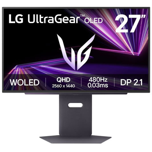 LG UltraGear 27GX790A-B 27-inch QHD 480Hz OLED Gaming Monitor (27GX790A-B.AFB) image 1