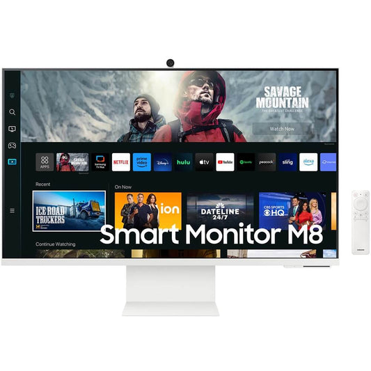 Samsung M80C 32″ 4K UHD USB-C HDR10+ White Smart Monitor (LS32CM801UAXXA) image 1