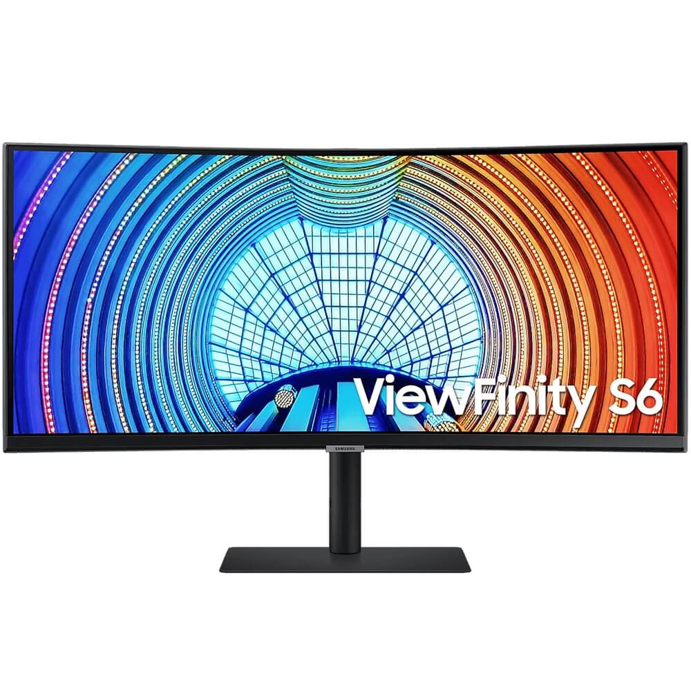 Samsung ViewFinity S65UA 34″ UWQHD Curved LED Monitor (LS34A650UBAXXA) image 1