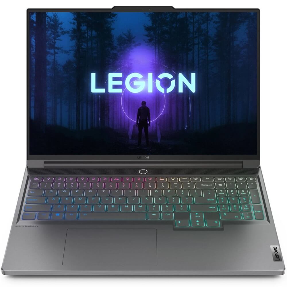 Lenovo Legion 7 16IRH8 Gaming Notebook PC – Core i9-13900H / 16.0″ WQXGA / 32GB RAM / 1TB SSD / NVIDIA RTX 4070 8GB / Win 11 Pro / Storm Grey (82Y3008USA) image 1