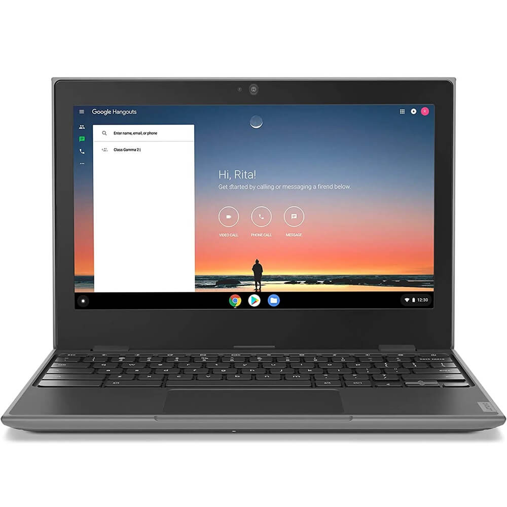 Lenovo 100e Chromebook 2nd Gen Notebook PC – Celeron N4020 / 11.6″ HD / 4GB RAM / 32GB eMMC / ChromeOS (81MA002ESN)