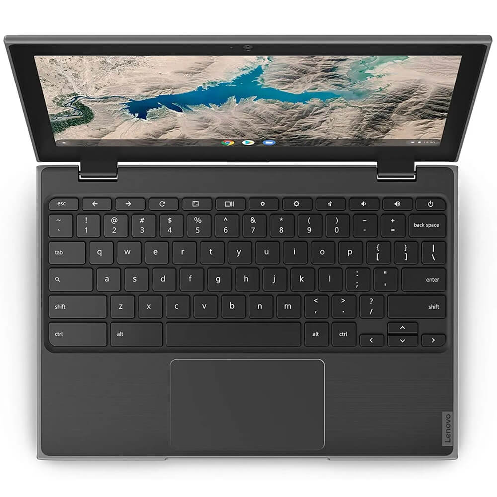 Lenovo 100e Chromebook 2nd Gen Notebook PC – Celeron N4020 / 11.6″ HD / 4GB RAM / 32GB eMMC / ChromeOS (81MA002ESN) — side vi