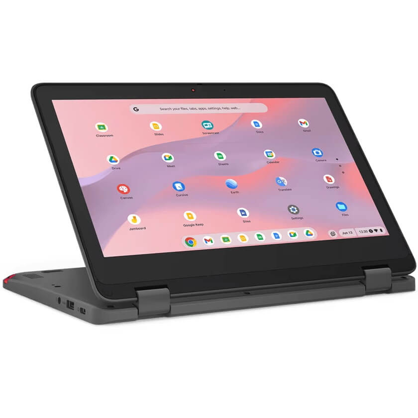 Lenovo 300e Yoga Gen 4 Chromebook – MediaTek Kompanio 520 / 11.6″ HD Touch / 4GB RAM / 32GB eMMC / ChromeOS (82W3S0KU00)