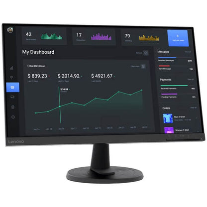 Lenovo C24-40 23.8-inch Full HD Monitor (63DCKAT6SA) — front view