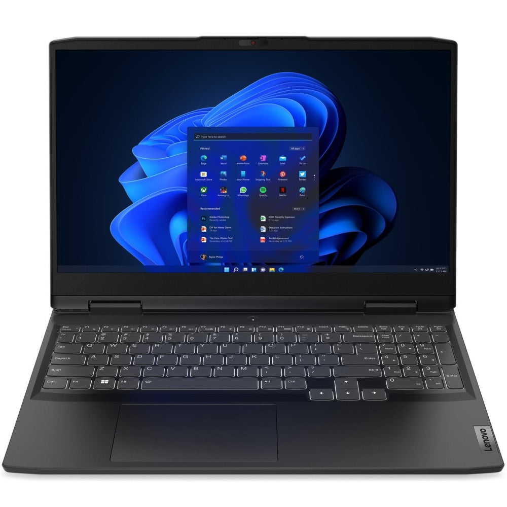 Lenovo IdeaPad Gaming 3 15ARH7 Notebook PC – Ryzen 5-7535HS / 15.6″ FHD / 16GB RAM / 512GB SSD / NVIDIA RTX 4050 6GB / Win 11 Home / Onyx Grey (82SB00X2FU) image 1