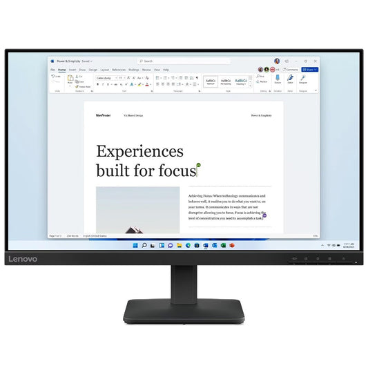 Lenovo L24-4e 23.8″ Full HD IPS Monitor (68C2KAC1SA) image 1
