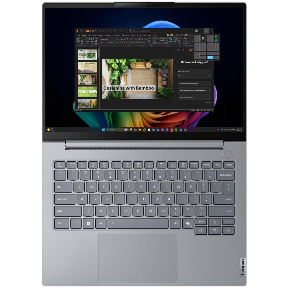 Lenovo ThinkBook 14 G9 IPL Notebook PC – Core Ultra 7 355 / 14″ WUXGA / 16GB RAM / 512GB SSD / Win 11 Pro (21UX002FZA) — rear