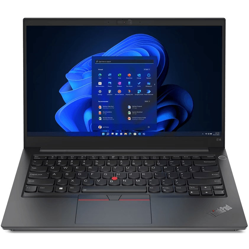 Lenovo ThinkPad E14 Gen 4 Notebook PC – Core i7-1255U /14.0″ FHD / 8GB RAM / 512GB SSD / Win 11 Pro (21E30036ZA)