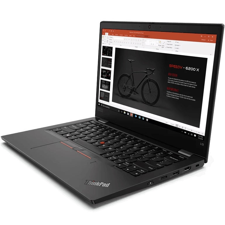 Lenovo ThinkPad L13 Gen 2 Notebook PC – Core i5-1135G7 / 13.3″ FHD / 8GB RAM / 256GB SSD / Win 10 Pro (20VH0016ZA) — side vie