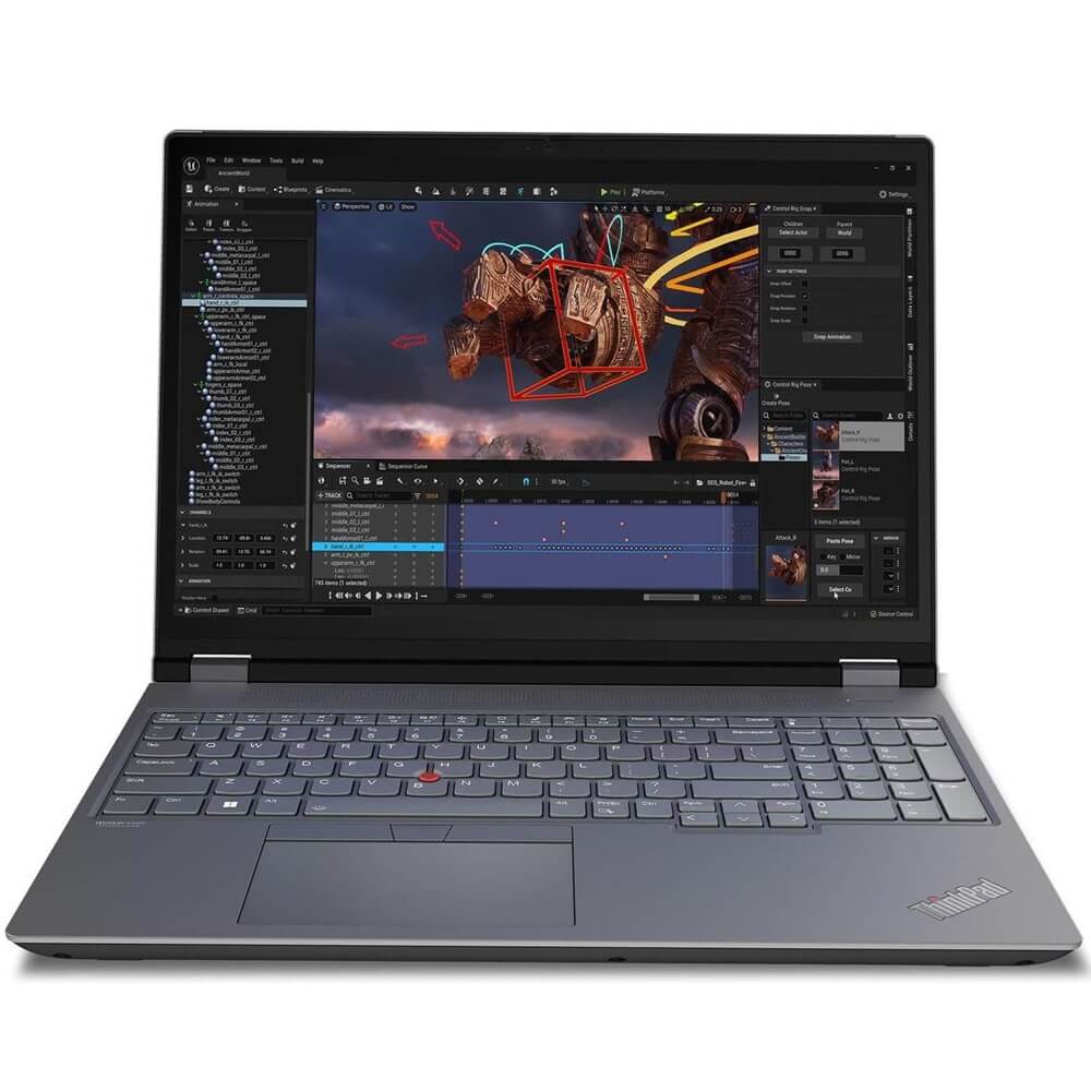 Lenovo ThinkPad P16 Gen 2 Workstation Notebook PC – Core i7-13700HX / 16″ WUXGA / 16GB RAM / 512GB SSD / Intel Arc Pro A30M 4
