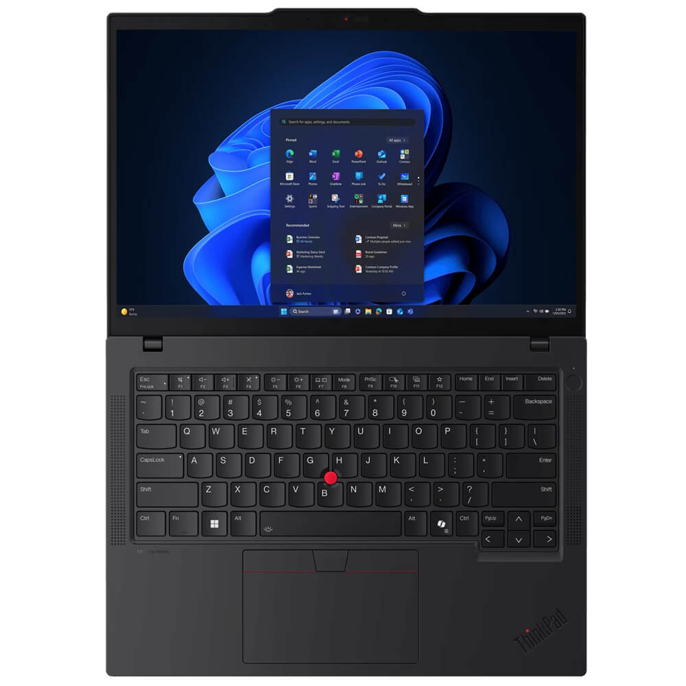 Lenovo ThinkPad T14 Gen 6 Notebook PC – Core Ultra 7 258V / 14″ WUXGA / 32GB RAM / 512GB SSD / LTE / Win 11 Pro (21QG00B8ZA) 