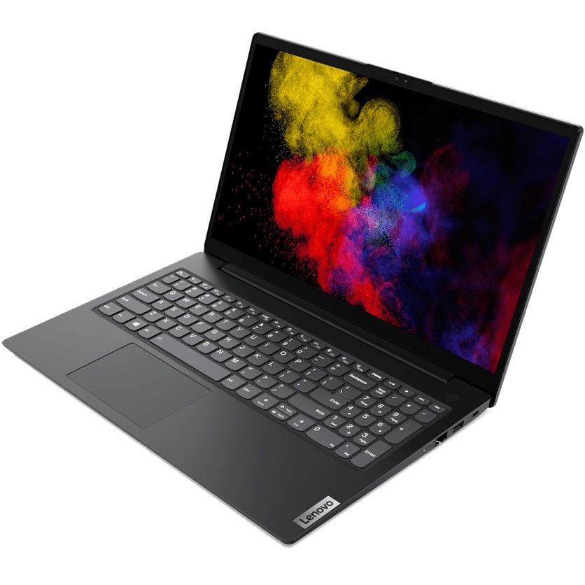 Lenovo V15 G2 IJL Notebook PC – Celeron N5100 / 15.6″ FHD / 8GB RAM / 256GB SSD / Win 11 Home / Black (82QY00QFSA) — side vie