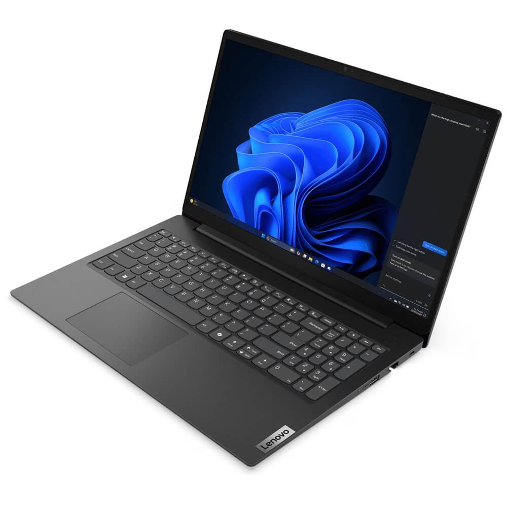 Lenovo V15 G5 IRL Notebook PC – Core i3-1315U / 15.6″ FHD / 8GB RAM / 256GB SSD / Win 11 Home (83GW007BZA) — side view