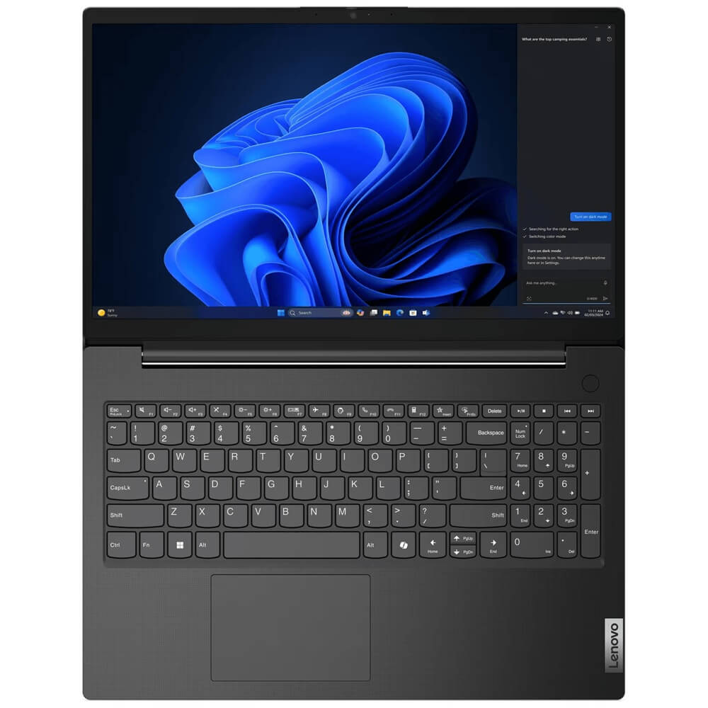 Lenovo V15 G5 IRL Notebook PC – Core i5-13420H / 15.6″ FHD / 8GB RAM / 512GB SSD / Win 11 Home (83GW0077ZA) — rear view