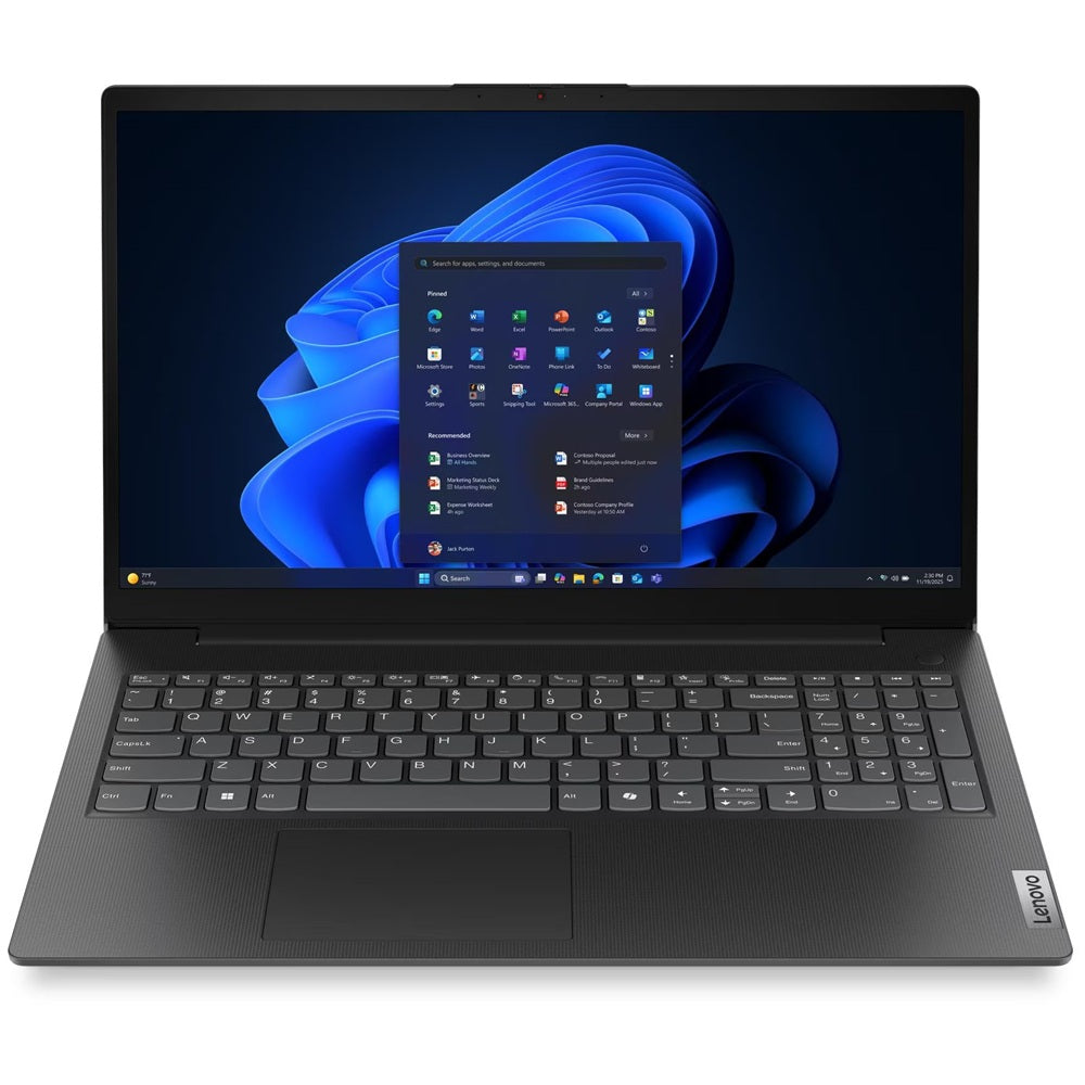 Lenovo V15 G6 ITN Notebook PC – Intel N100 / 15.6″ FHD / 8GB RAM / 256GB SSD / Win 11 Home / Business Black (83M40015ZA)