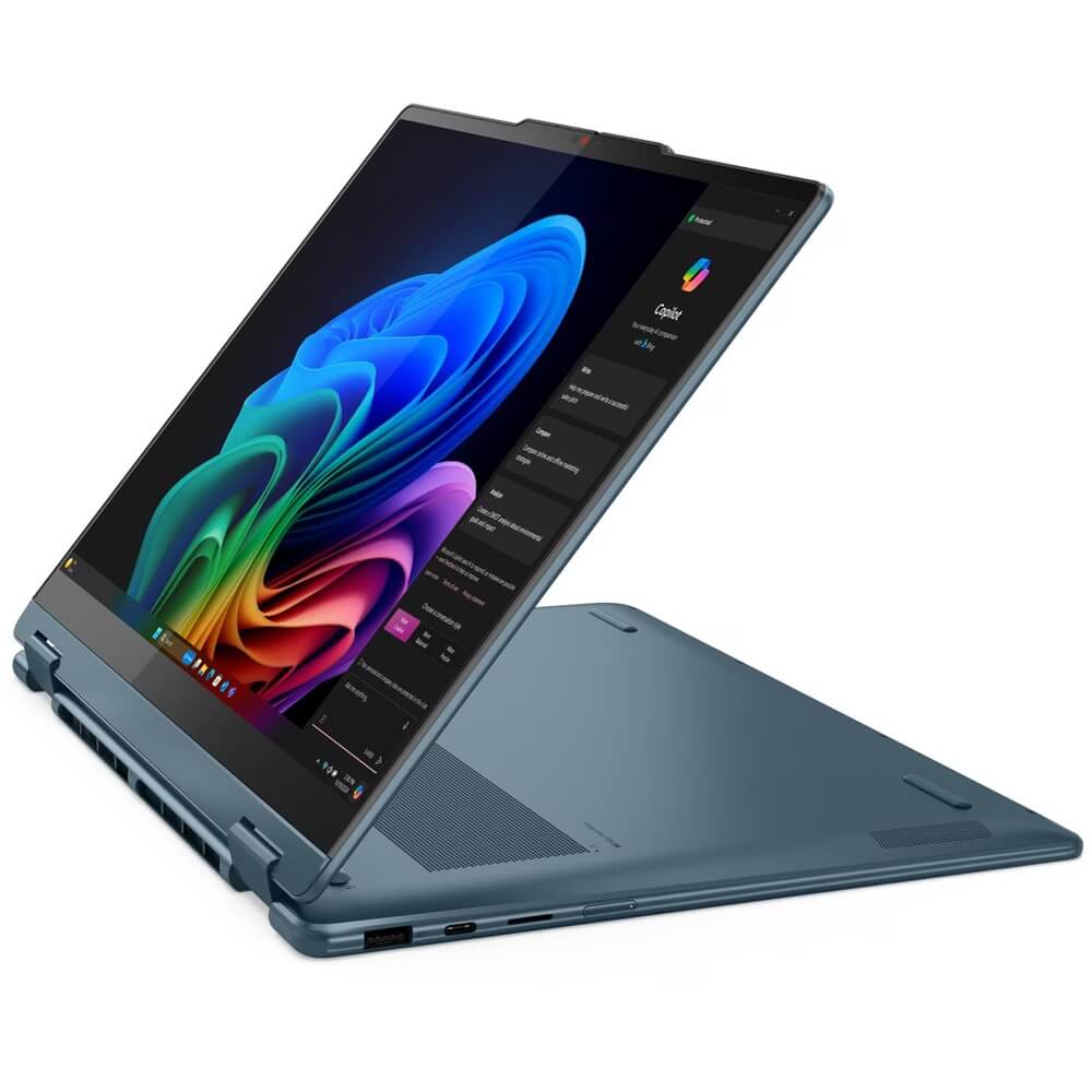 Lenovo Yoga 7 2-in-1 14AKP10 Notebook PC – Ryzen AI 7 350 / 14″ WQXGA+ Touch / 32GB RAM / 512GB SSD / Win 11 Home / Tidal Tea