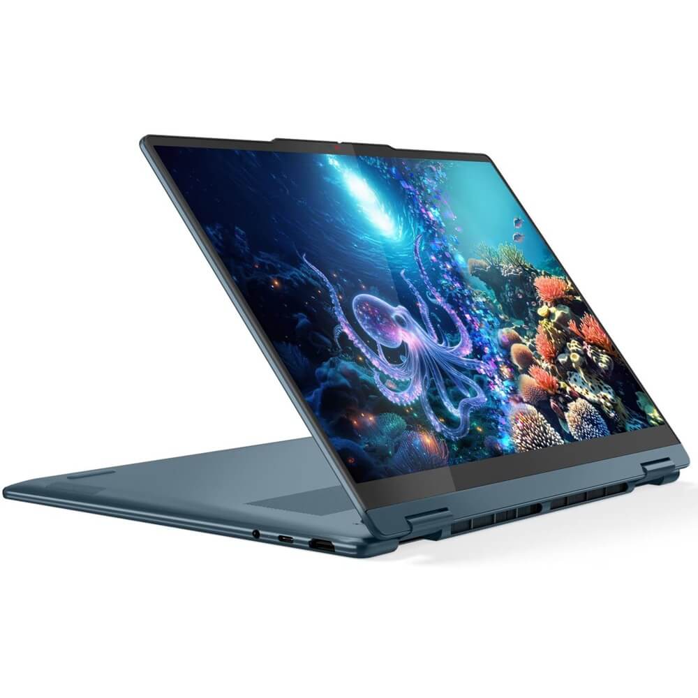 Lenovo Yoga 7 2-in-1 14AKP10 Notebook PC – Ryzen AI 7 350 / 14″ WQXGA+ Touch / 32GB RAM / 512GB SSD / Win 11 Home / Tidal Tea