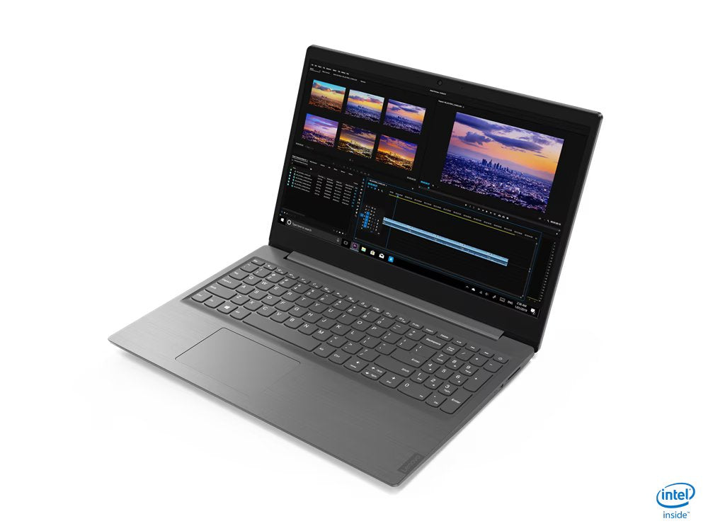 Lenovo V15 IML Notebook PC – Core i5-10210U / 15.6″ FHD / 4GB RAM / 256GB SSD / Win 10 Pro (82NB000WSA) — side view