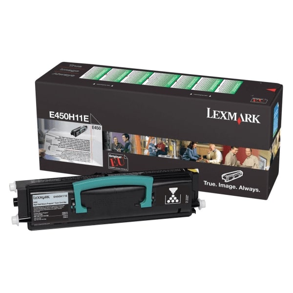 Lexmark E450H11E High Yield Return Program Black Laser Toner Cartridge (E450H11E) image 1