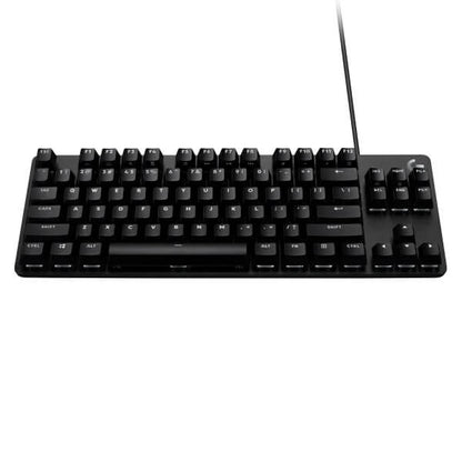 Logitech G413 TKL SE Mechanical Wired Gaming Keyboard – Black — front view