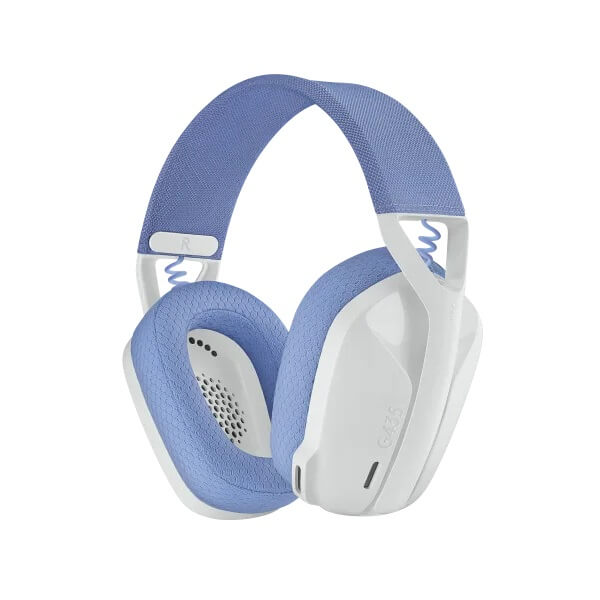 Logitech G435 LightSpeed Wireless Gaming Headset – Off White And Lilac (981-001074) image 1