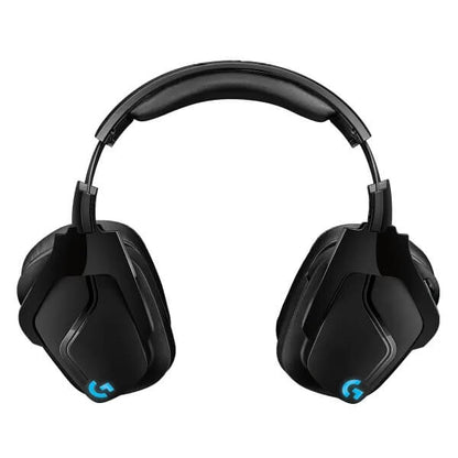 Logitech G935 Wireless 7.1 Surround Sound LightSync Gaming Headset (981-000744) — rear view