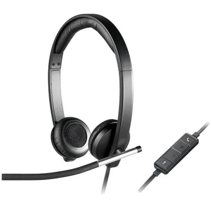 Logitech H650e USB Stereo Headset (981-000519) — front view