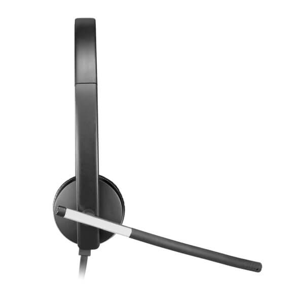 Logitech H650e USB Stereo Headset (981-000519) — side view