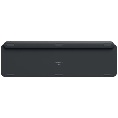 Logitech MX Keys S Advanced Wireless Illuminated Keyboard (920-011587) — rear view