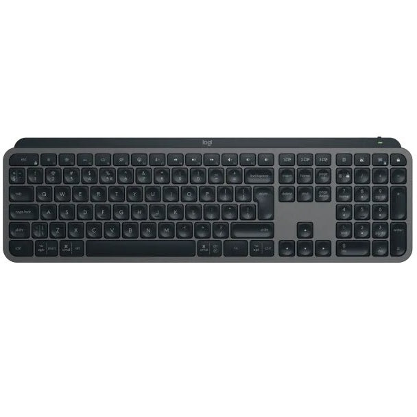 Logitech MX Keys Wireless Keyboard and Mouse Combo For Business Gen 2 (920-010933) — rear view