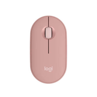 Logitech Pebble Mouse 2 M350s Compact Bluetooth Mouse – Tonal Rose (910-007014)
