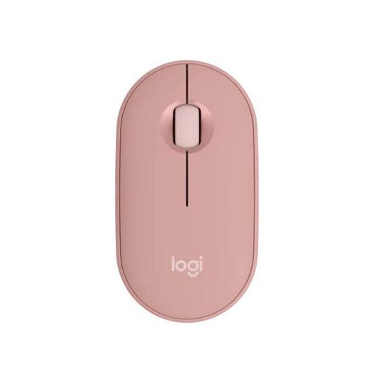 Logitech Pebble Mouse 2 M350s Compact Bluetooth Mouse – Tonal Rose (910-007014) image 1