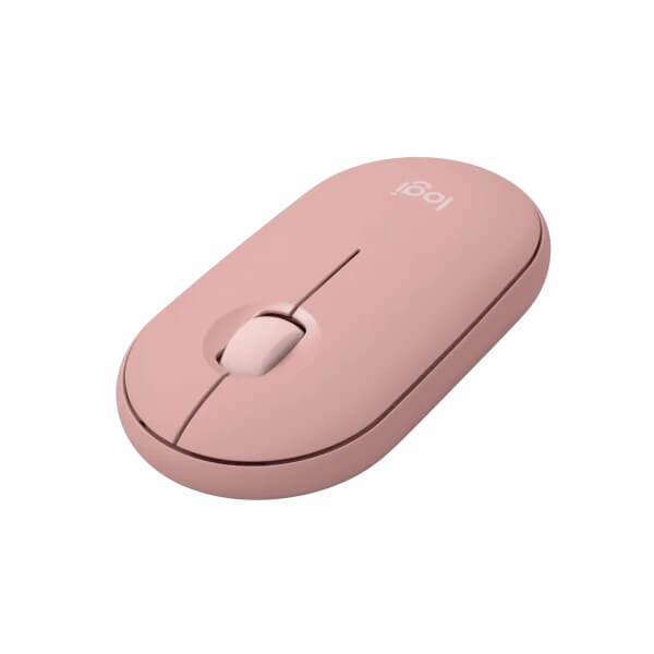 Logitech Pebble Mouse 2 M350s Compact Bluetooth Mouse – Tonal Rose (910-007014) image 2