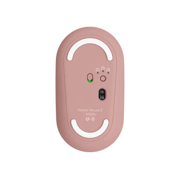 Logitech Pebble Mouse 2 M350s Compact Bluetooth Mouse – Tonal Rose (910-007014) image 4