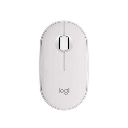 Logitech Pebble Mouse 2 M350s Compact Bluetooth Mouse – Tonal White (910-007013) image 1